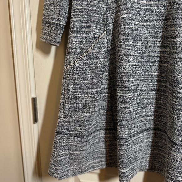 Robbie Bee Black and Gray Cowl Neck Sweater Dress Size PS - Picture 6 of 13